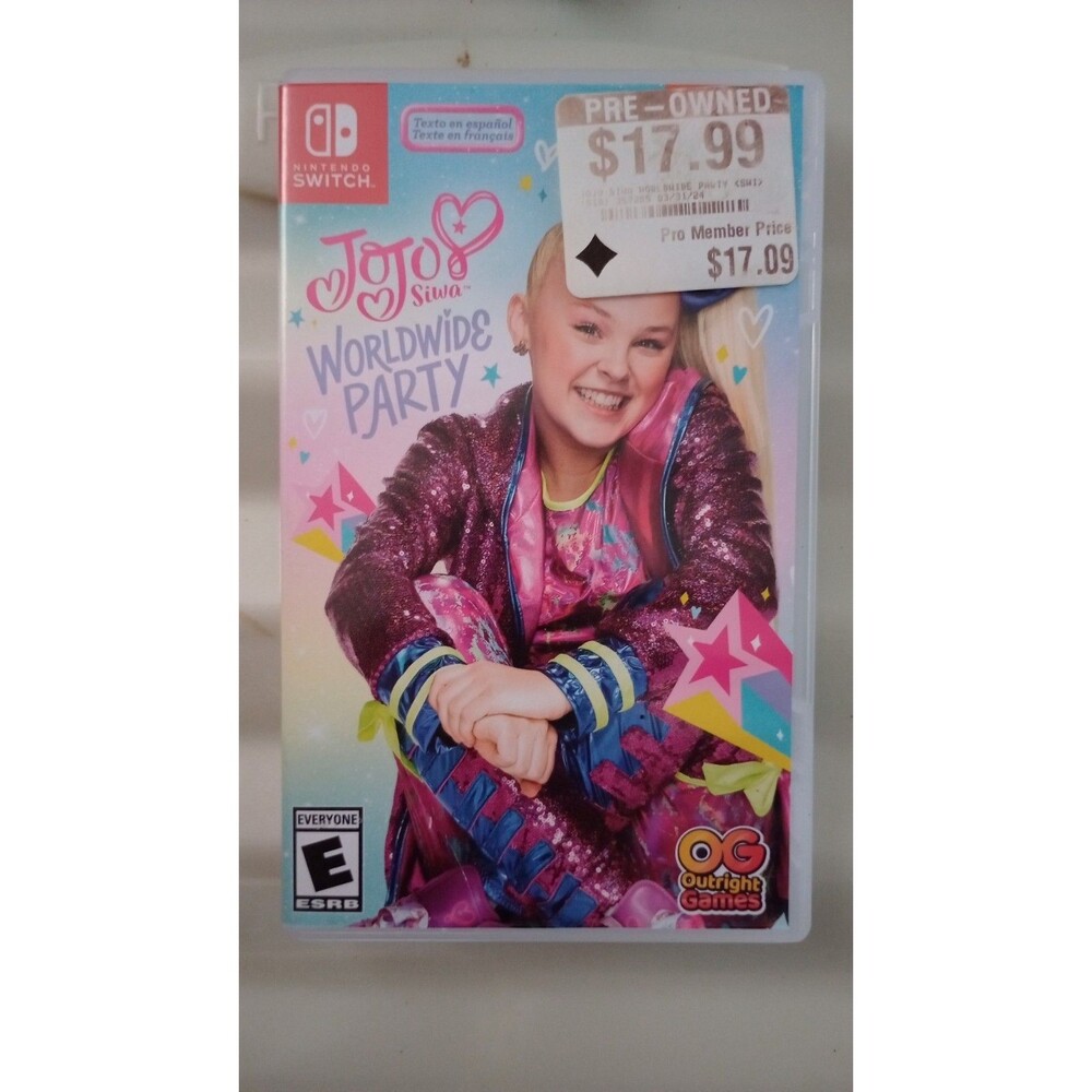 JoJo Siwa Worldwide Tour (Nintendo Switch, 2022) Used